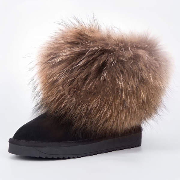 .Ugg stiilis talvesaapad naturaalse karvaga. Suurus 36