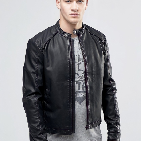 Jack Jones nahast jakk. Suurus L