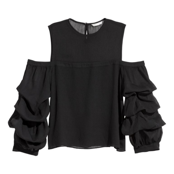 .H&M avatud õlgadega pluus. Suurus S