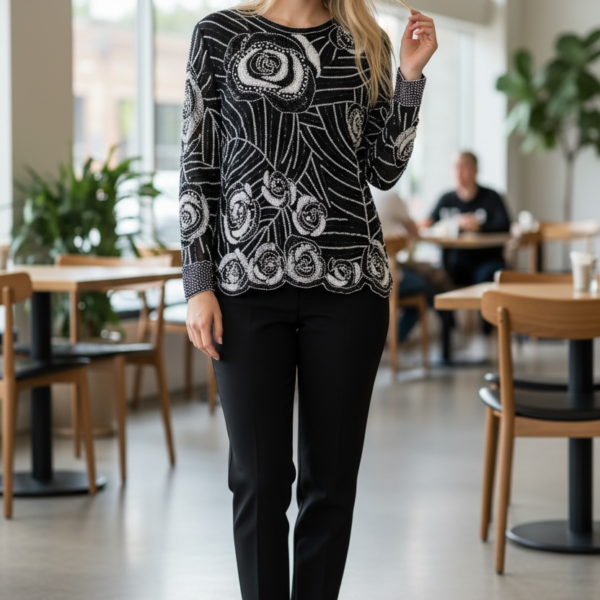 Sweelo pärlitega pluus. Suurus M